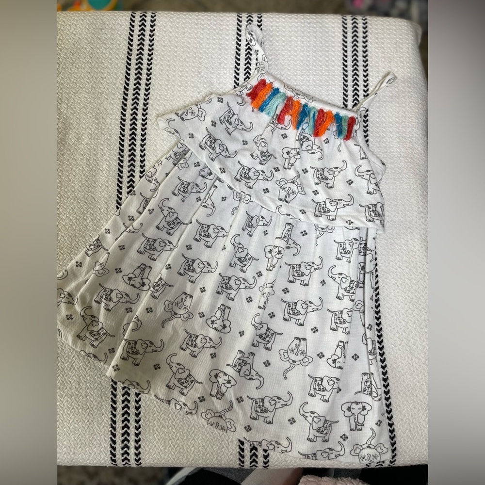 Koala Kids Dress | Elephant Print | Size 12-18 Months